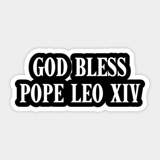 God-Bless-Pope-Leo-XIV Sticker